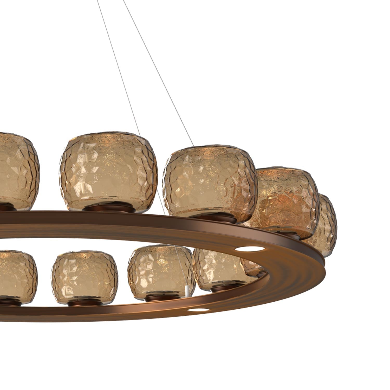 Vessel Ring LED Chandelier in Detail.