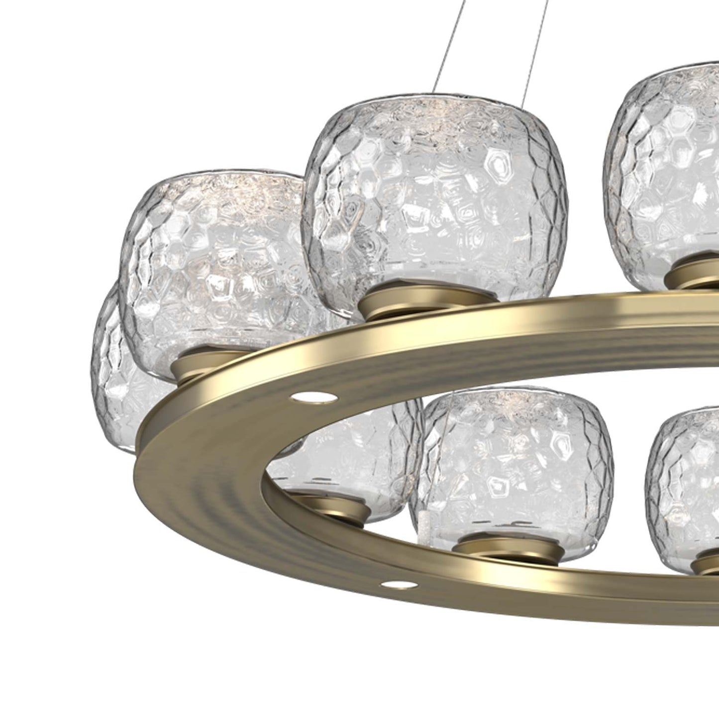 Vessel Ring LED Chandelier in Detail.