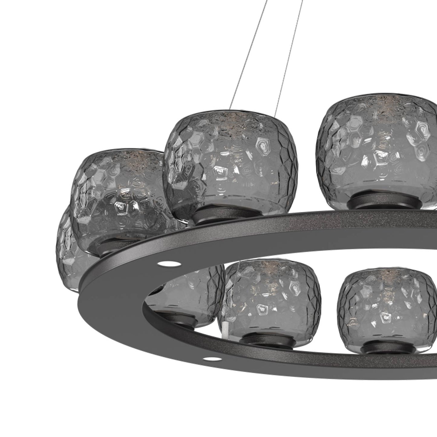 Vessel Ring LED Chandelier in Detail.