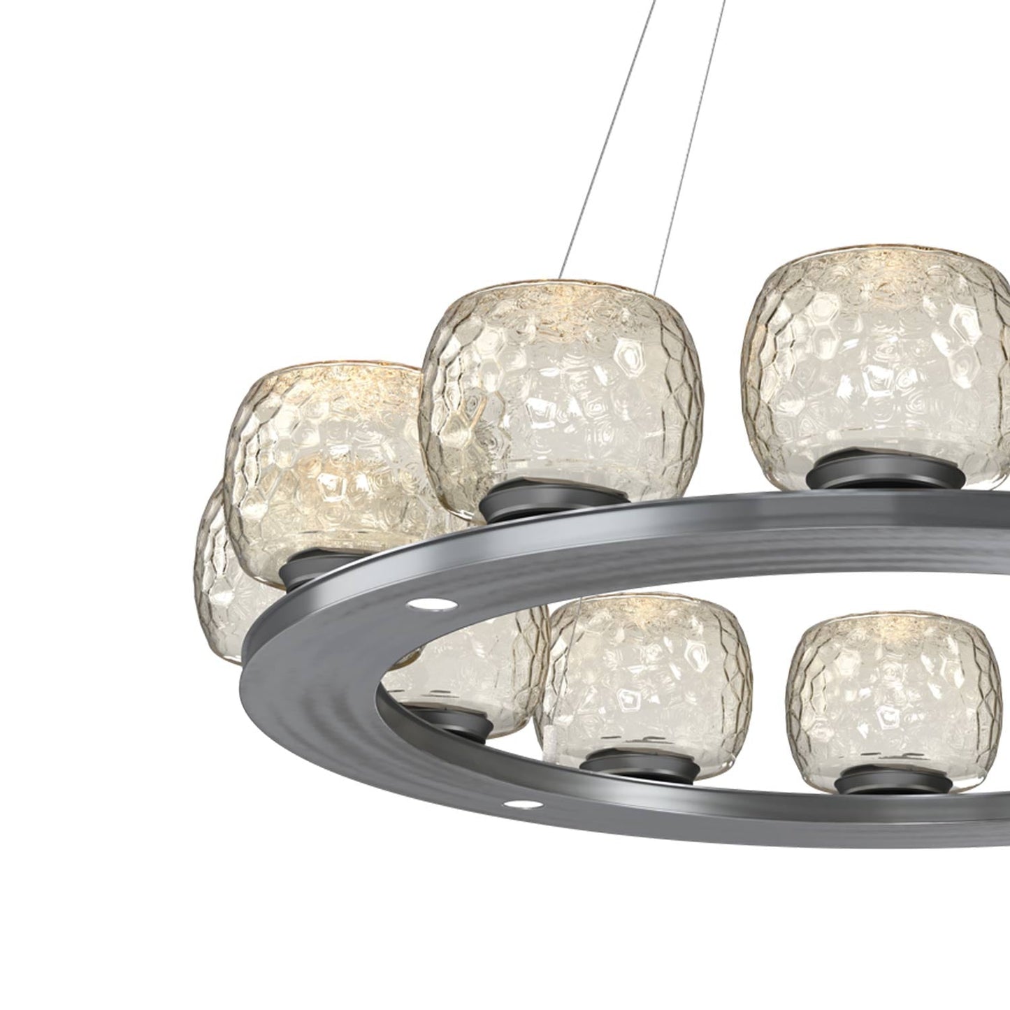 Vessel Ring LED Chandelier in Detail.