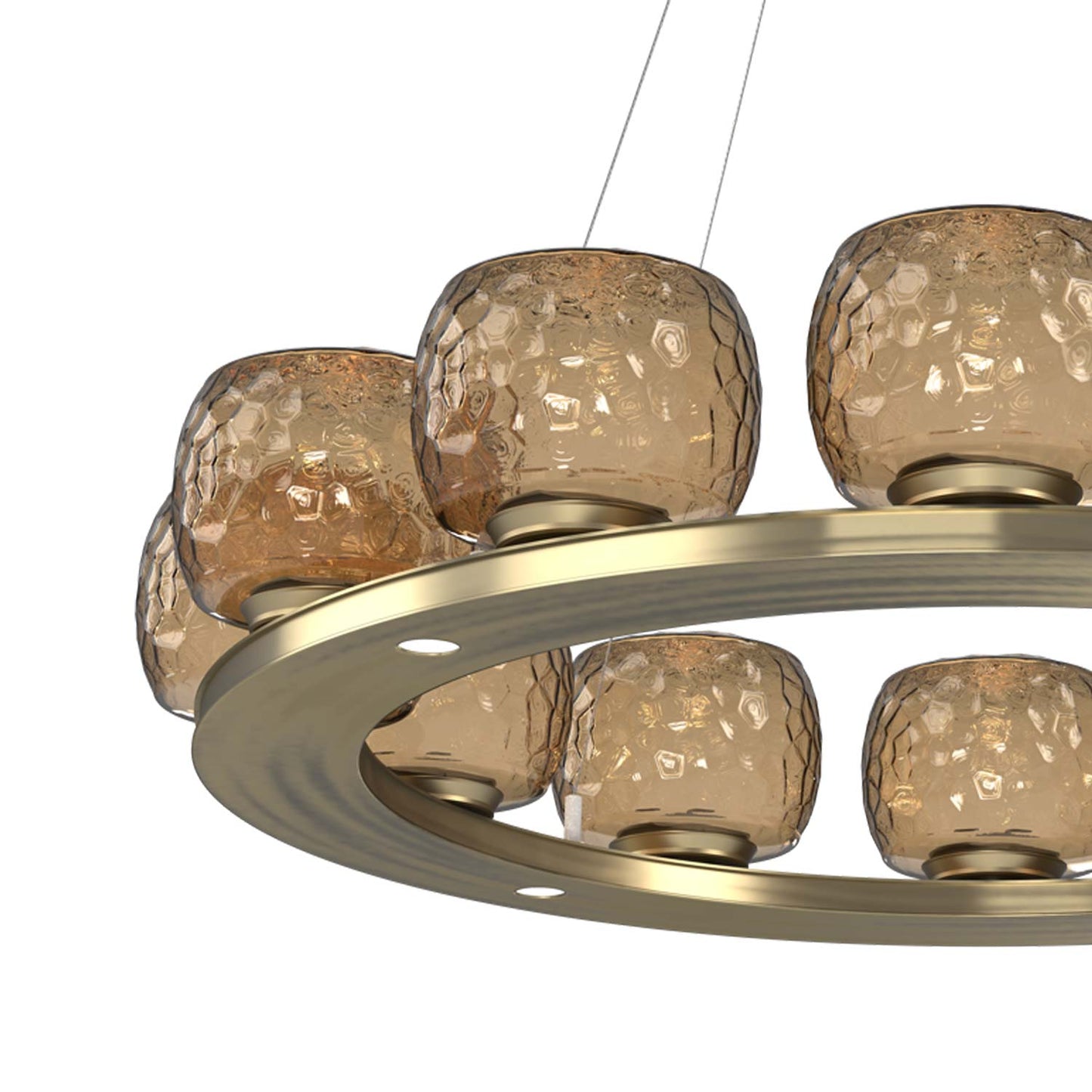 Vessel Ring LED Chandelier in Detail.