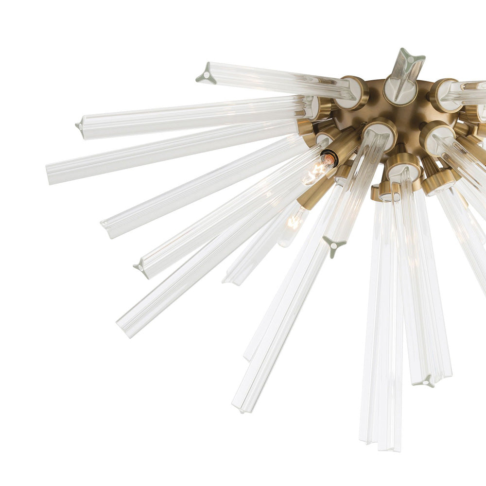 Hanley Flush Mount Ceiling Light in Detail.