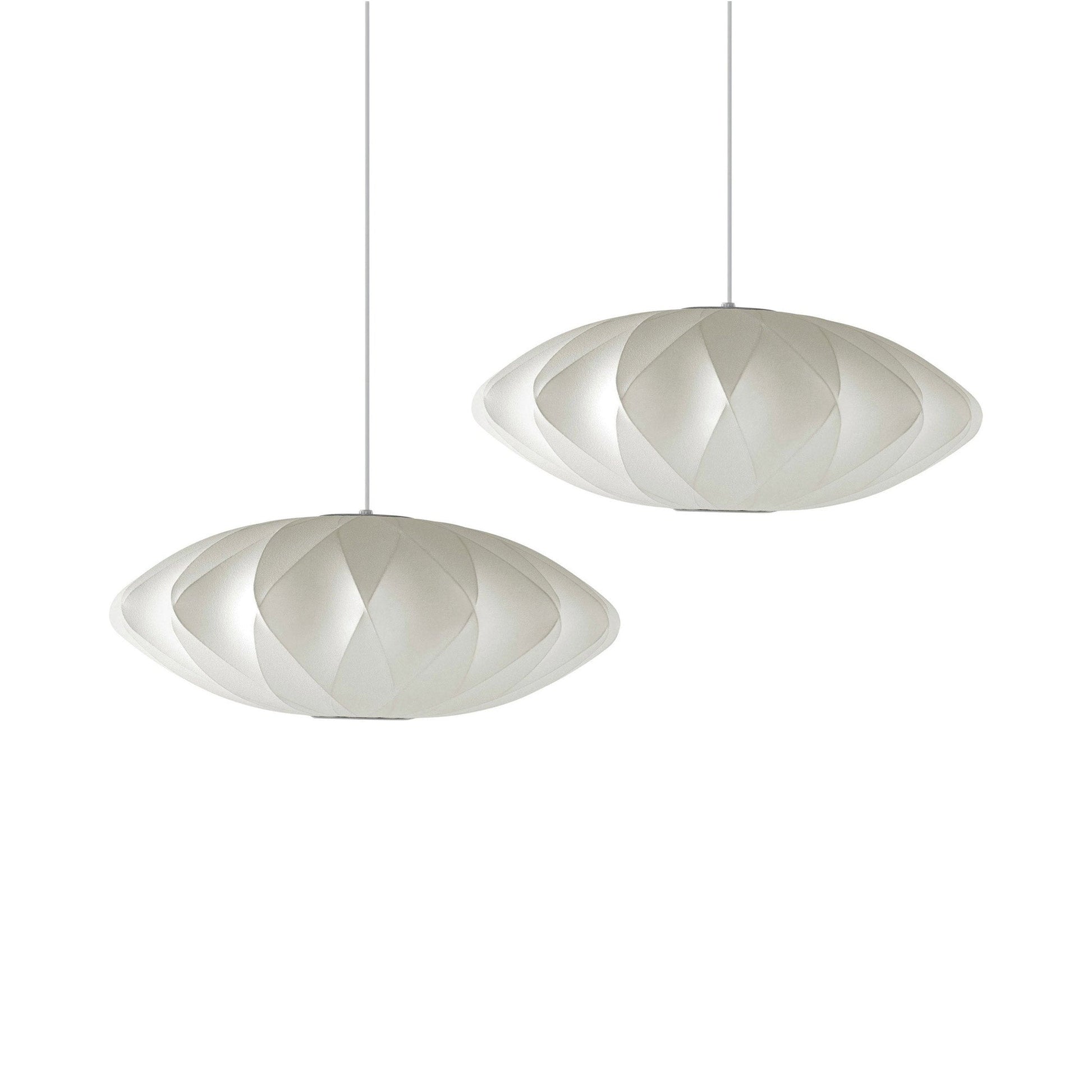 Nelson® Saucer Crisscross Bubble Pendant Light (Pair).