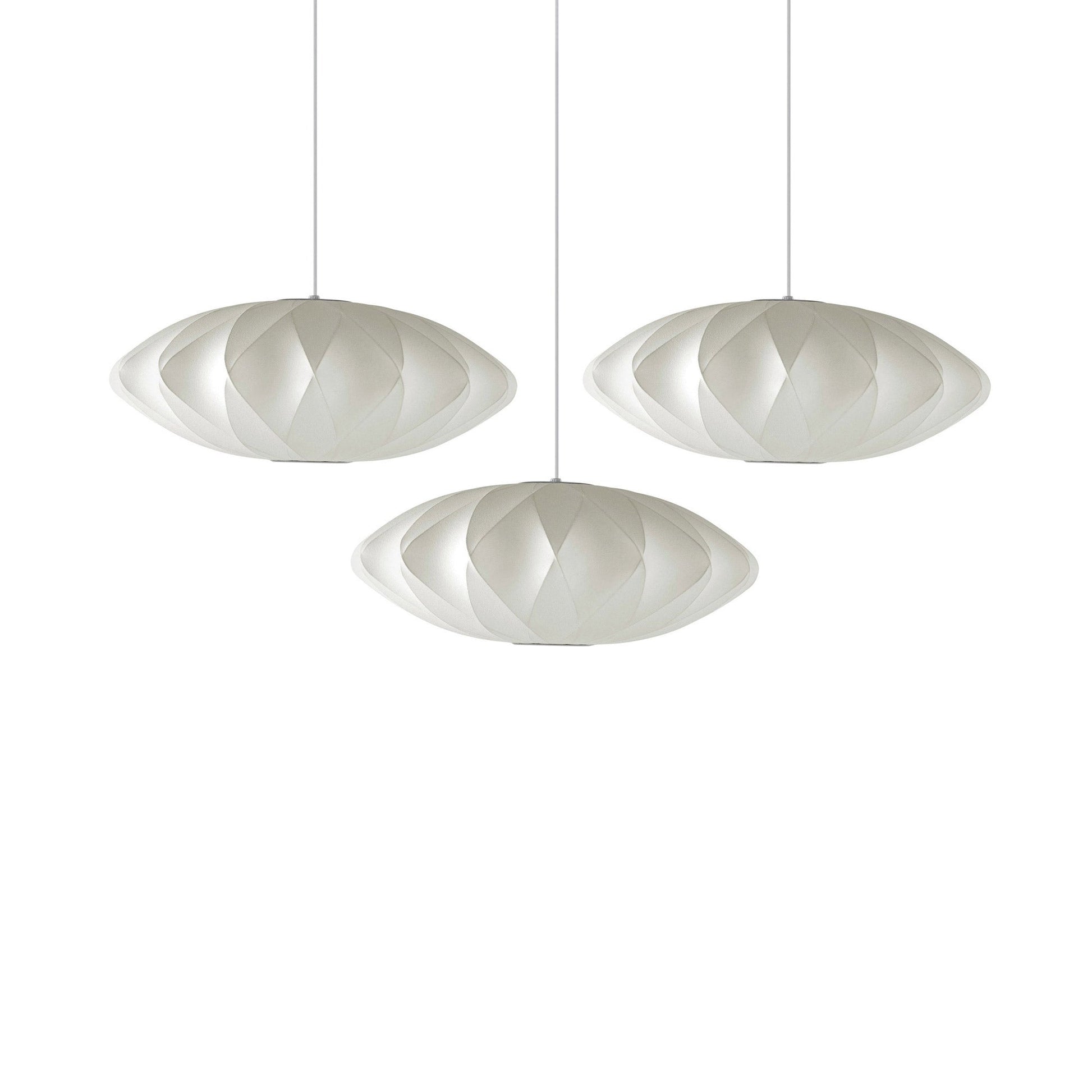 Nelson® Saucer Crisscross Bubble Pendant Light (Trio).