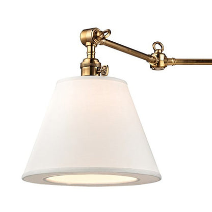 Hillsdale Swing Arm Wall Light in Detail.