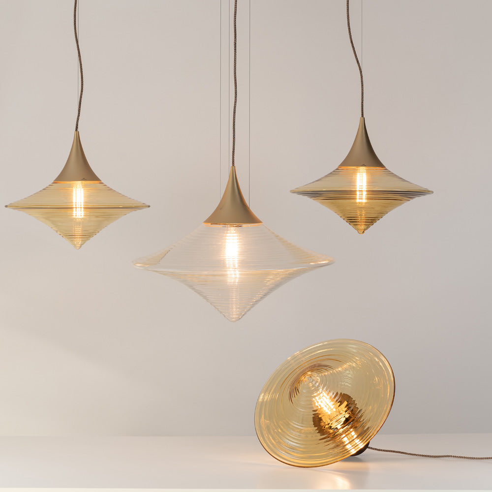 Disca Pendant Light in Detail.