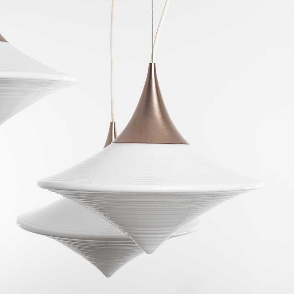 Disca Pendant Light in Detail.