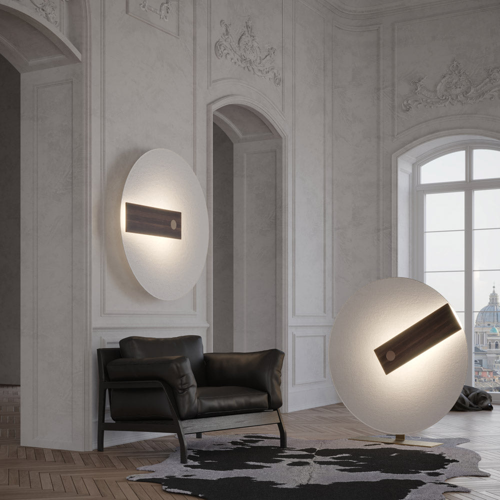 Meridiana LED Floor Lamp in living room.