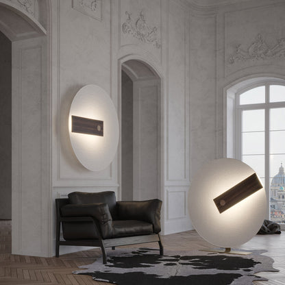 Meridiana LED Floor Lamp in living room.