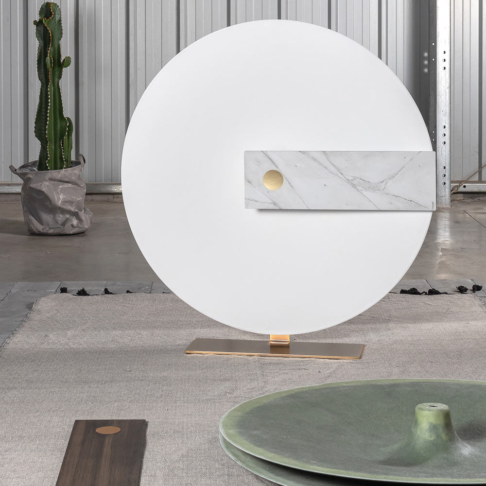 Meridiana LED Floor Lamp in living room.