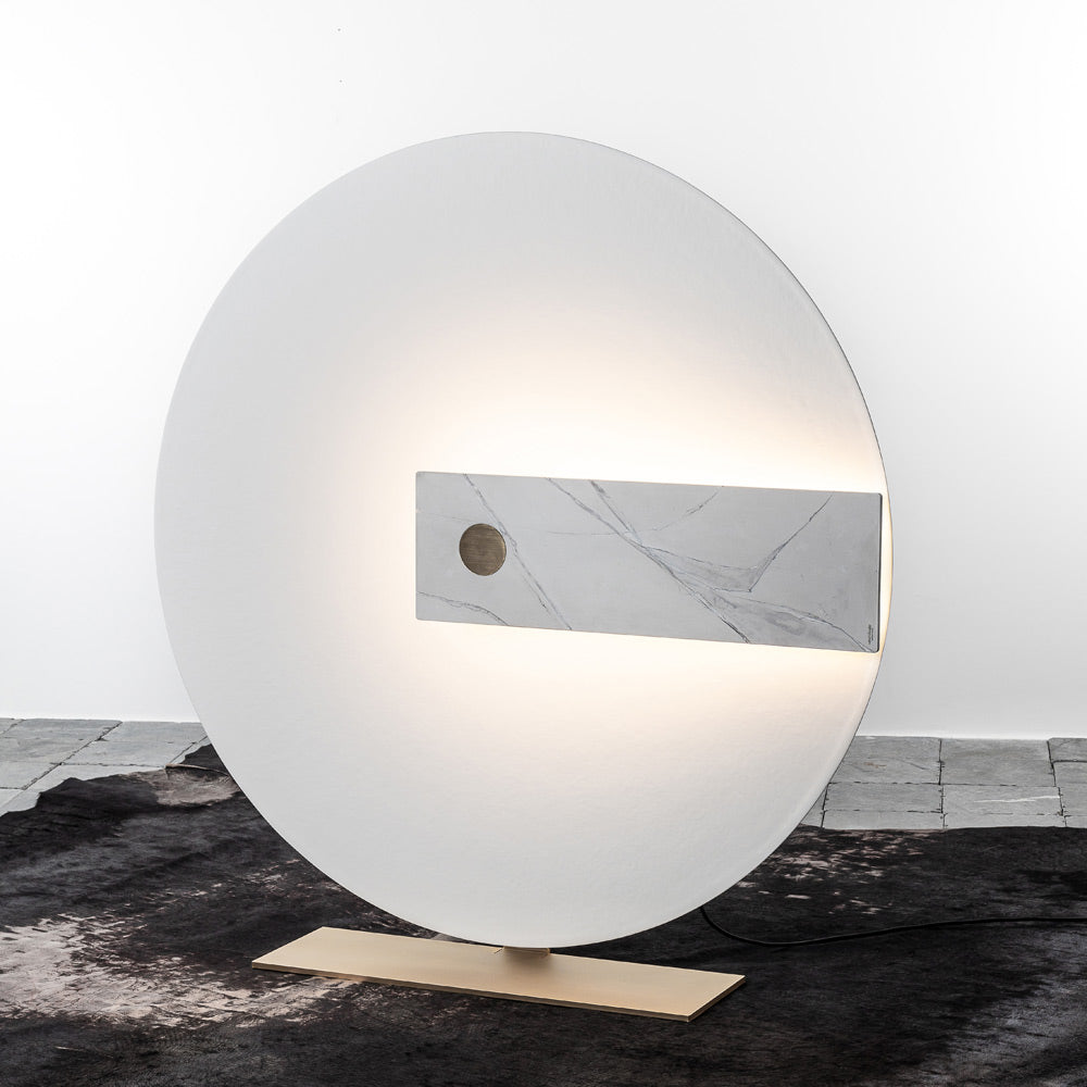 Meridiana LED Floor Lamp in living room.