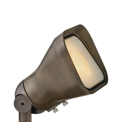 Accent Outdoor Flood Light in Matte Bronze.