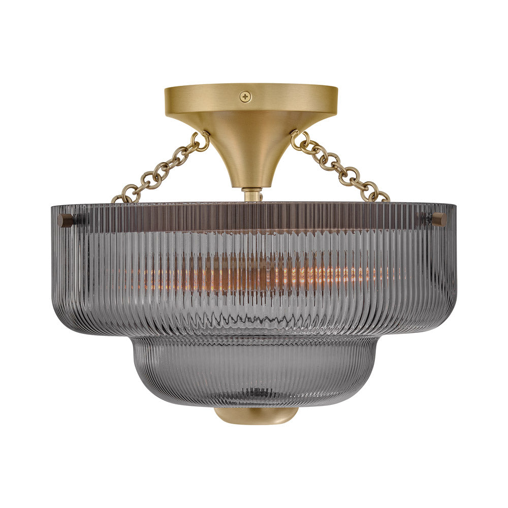 Adella Semi Flush Mount Ceiling Light in Detail.
