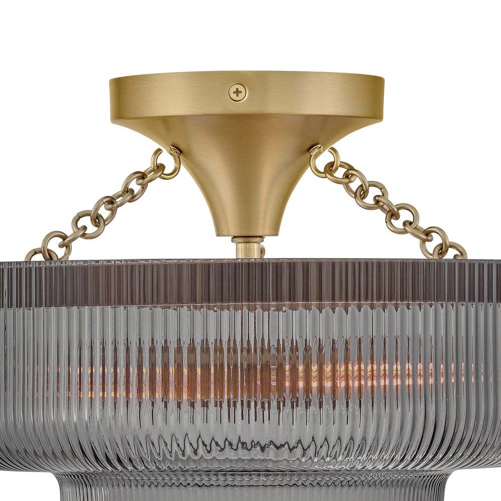 Adella Semi Flush Mount Ceiling Light in Detail.