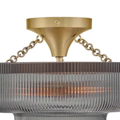 Adella Semi Flush Mount Ceiling Light in Detail.