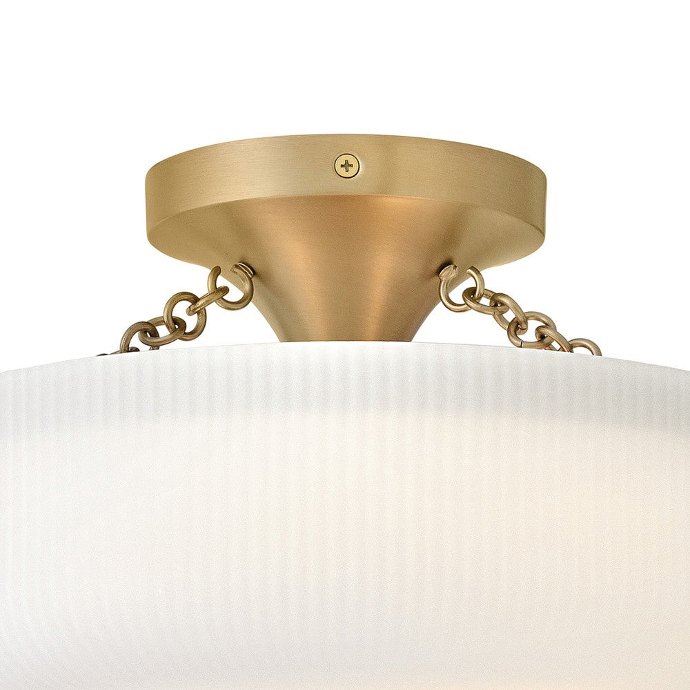 Adella Semi Flush Mount Ceiling Light in Detail.