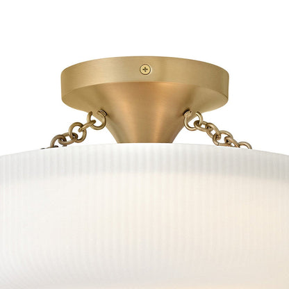 Adella Semi Flush Mount Ceiling Light in Detail.