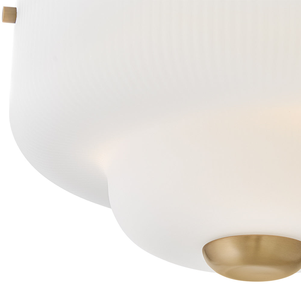 Adella Semi Flush Mount Ceiling Light in Detail.