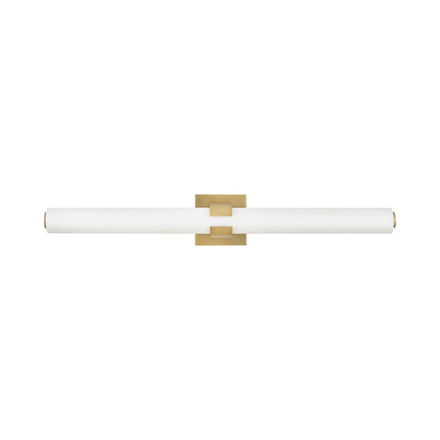 Aiden LED Bath Vanity Light in Lacquered Brass (Large).