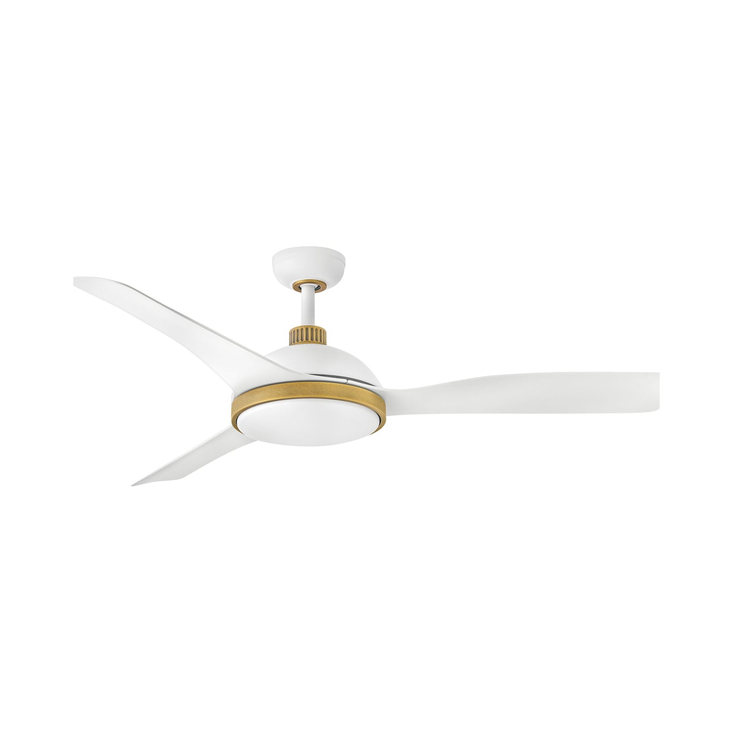 Alba Smart LED Ceiling Fan in Matte White.