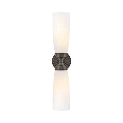 Alexis Bath Wall Light in Black Oxide.