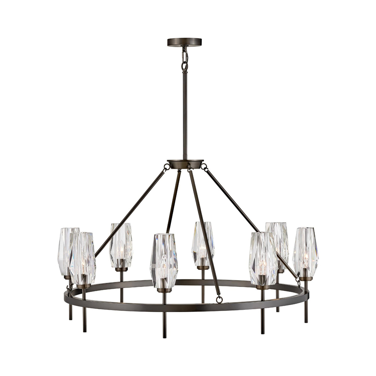 Ana Chandelier in Black Oxide (8-Light).