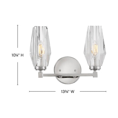 Ana Vanity Wall Light - line drawing.