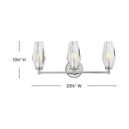 Ana Vanity Wall Light - line drawing.