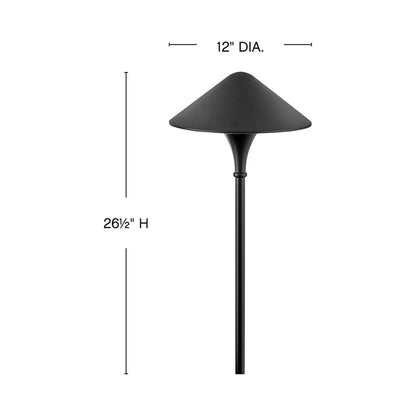 Apex Outdoor Path Light - line drawing.