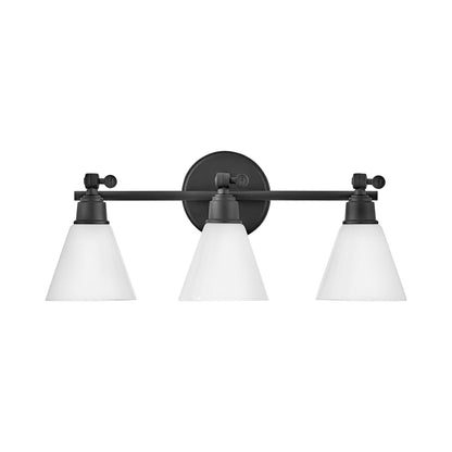 Arti Bath Vanity Light in Black (3-Light).