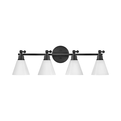 Arti Bath Vanity Light in Black (4-Light).