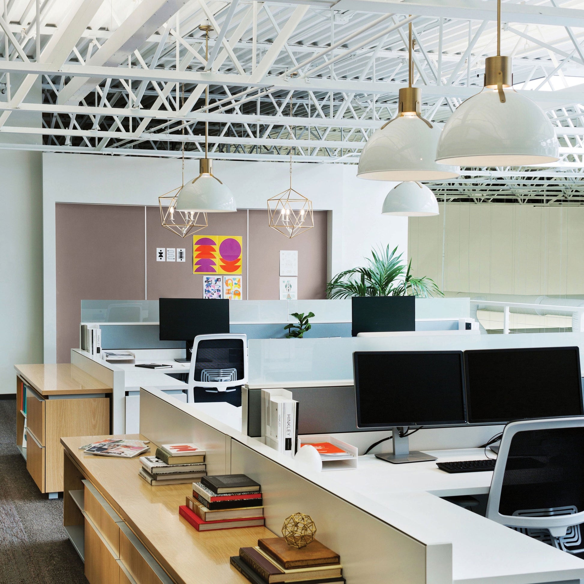 Astrid Chandelier in office.