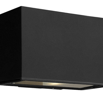 Atlantis Rectangular Outdoor Up / Down Wall Light in Detail.