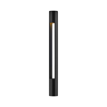 Atlantis Round Bollard in Satin Black (Small).