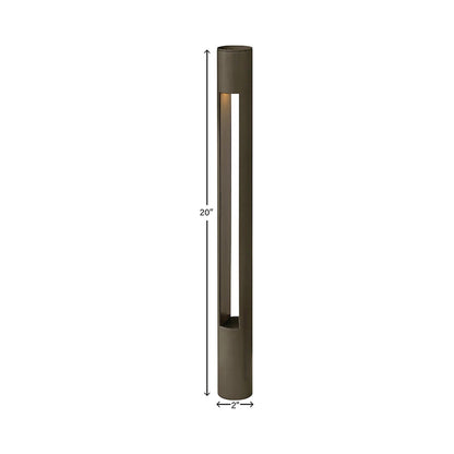 Atlantis Round Bollard - line drawing.