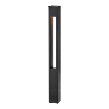 Atlantis Square Bollard in Satin Black (Large).