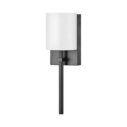 Avenue LED Wall Light in Black.