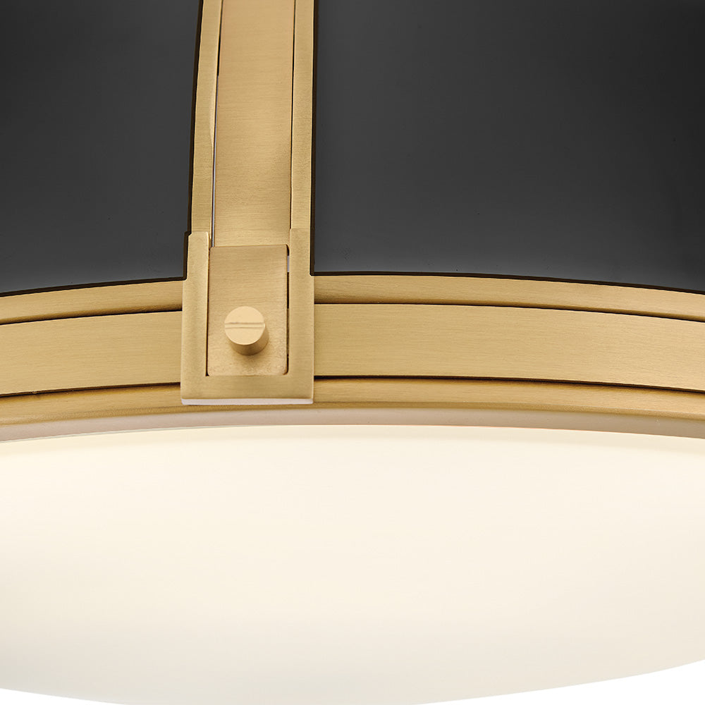 Barton Flush Mount Ceiling Light in Detail.