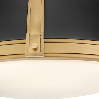 Barton Flush Mount Ceiling Light in Detail.