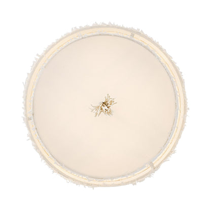 Baya Round Semi Flush Mount Ceiling Light in Detail.