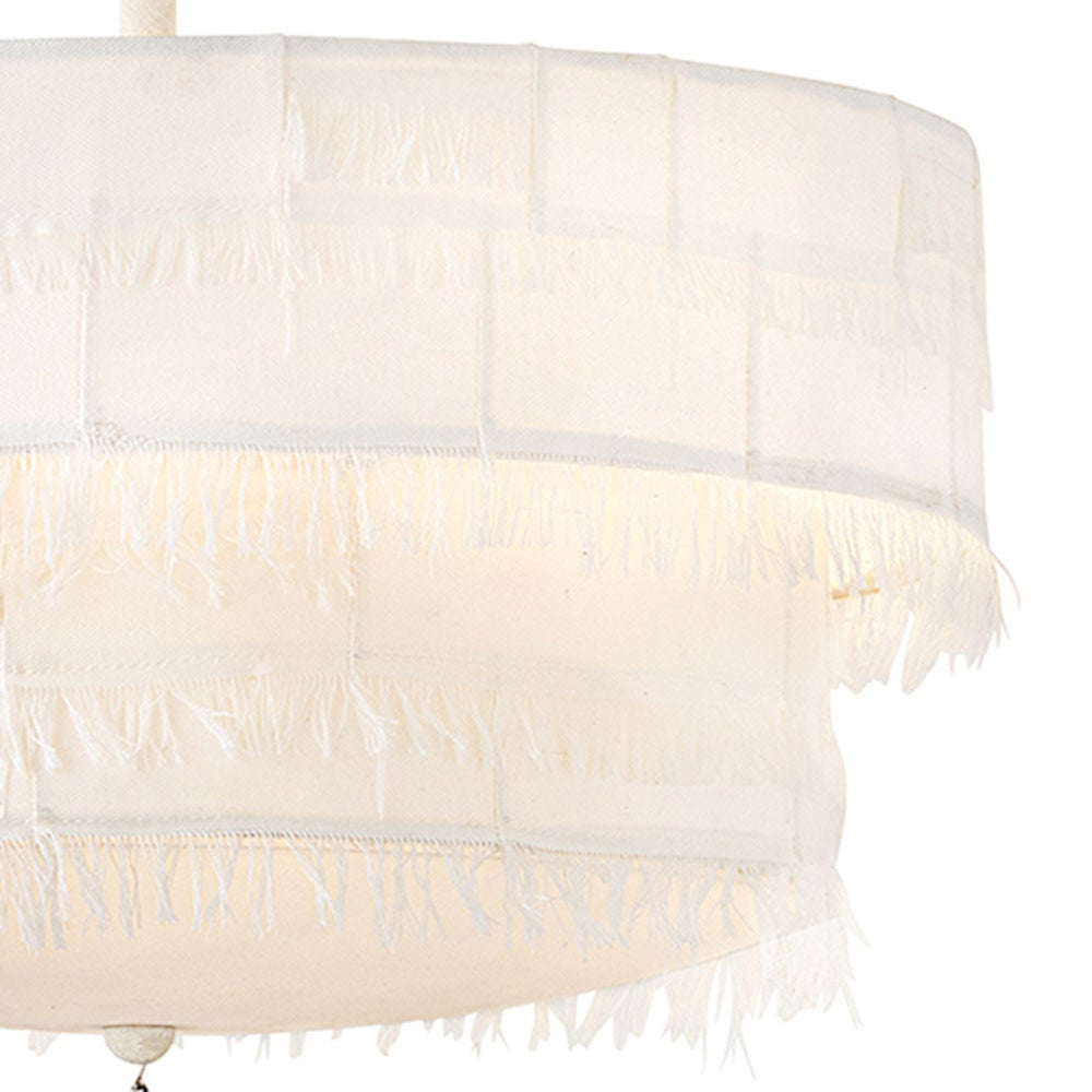 Baya Round Semi Flush Mount Ceiling Light in Detail.