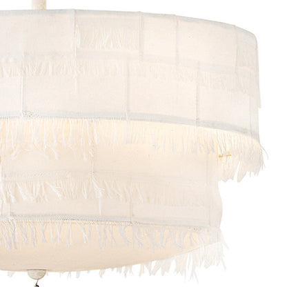 Baya Round Semi Flush Mount Ceiling Light in Detail.