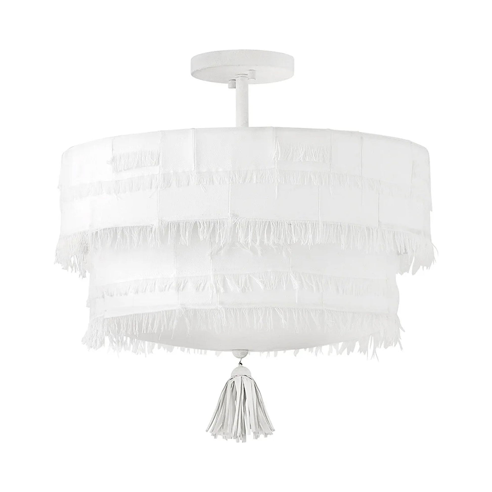 Baya Semi Flush Mount Ceiling Light in Detail.