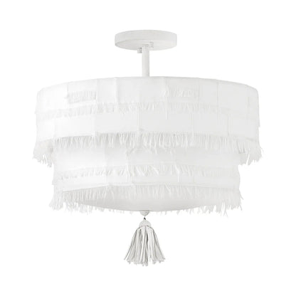 Baya Semi Flush Mount Ceiling Light in Detail.