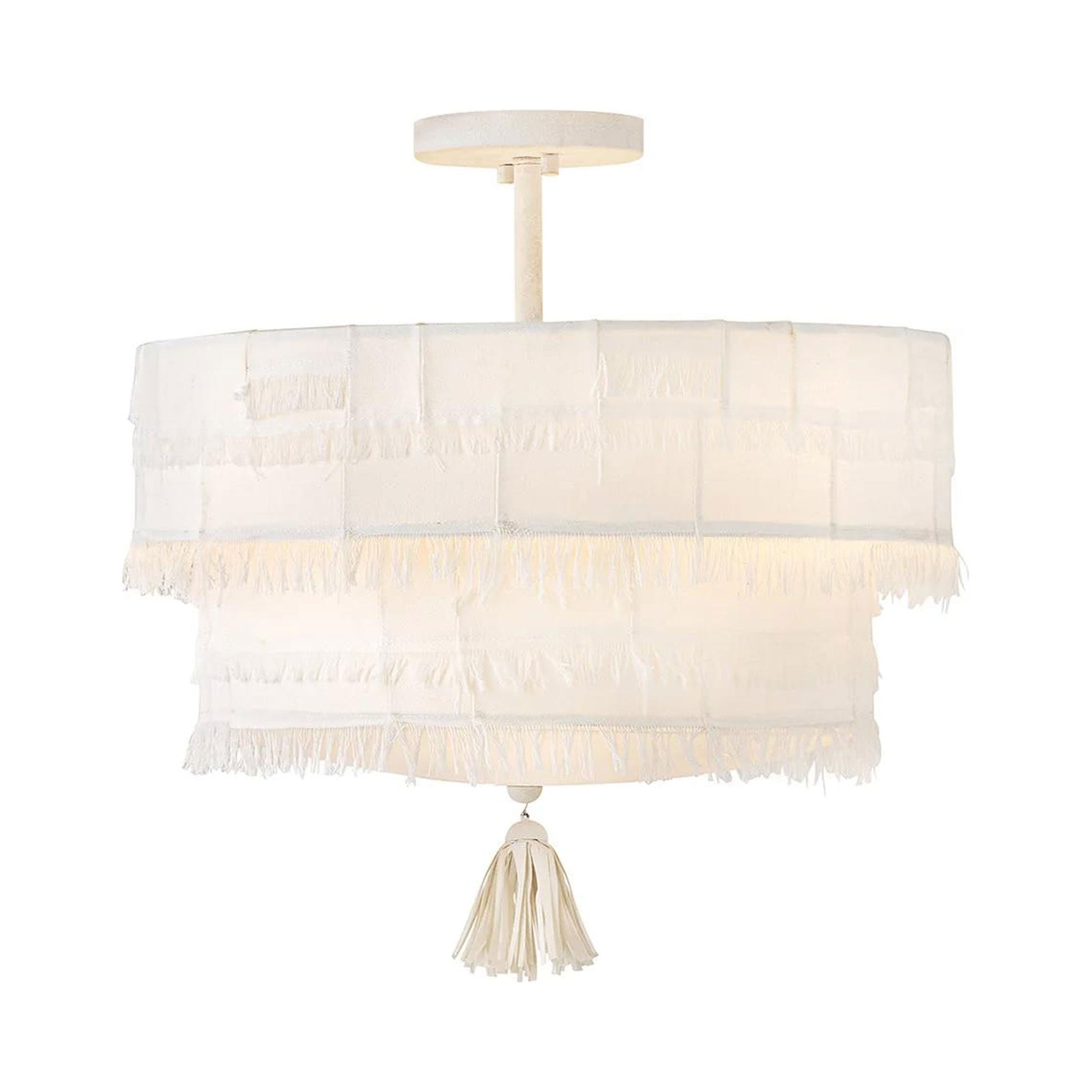 Baya Semi Flush Mount Ceiling Light in Detail.