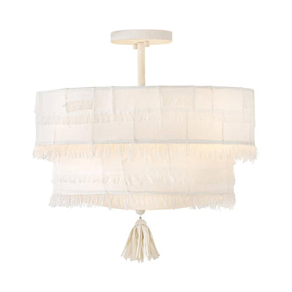 Baya Semi Flush Mount Ceiling Light in Detail.