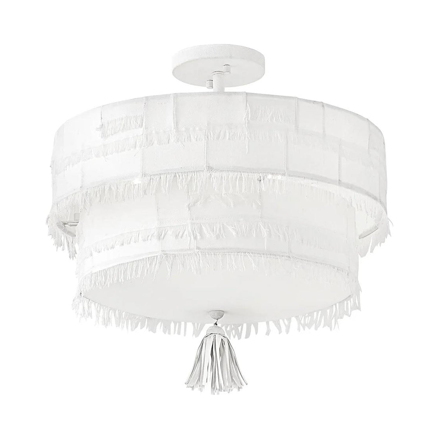 Baya Semi Flush Mount Ceiling Light in Detail.
