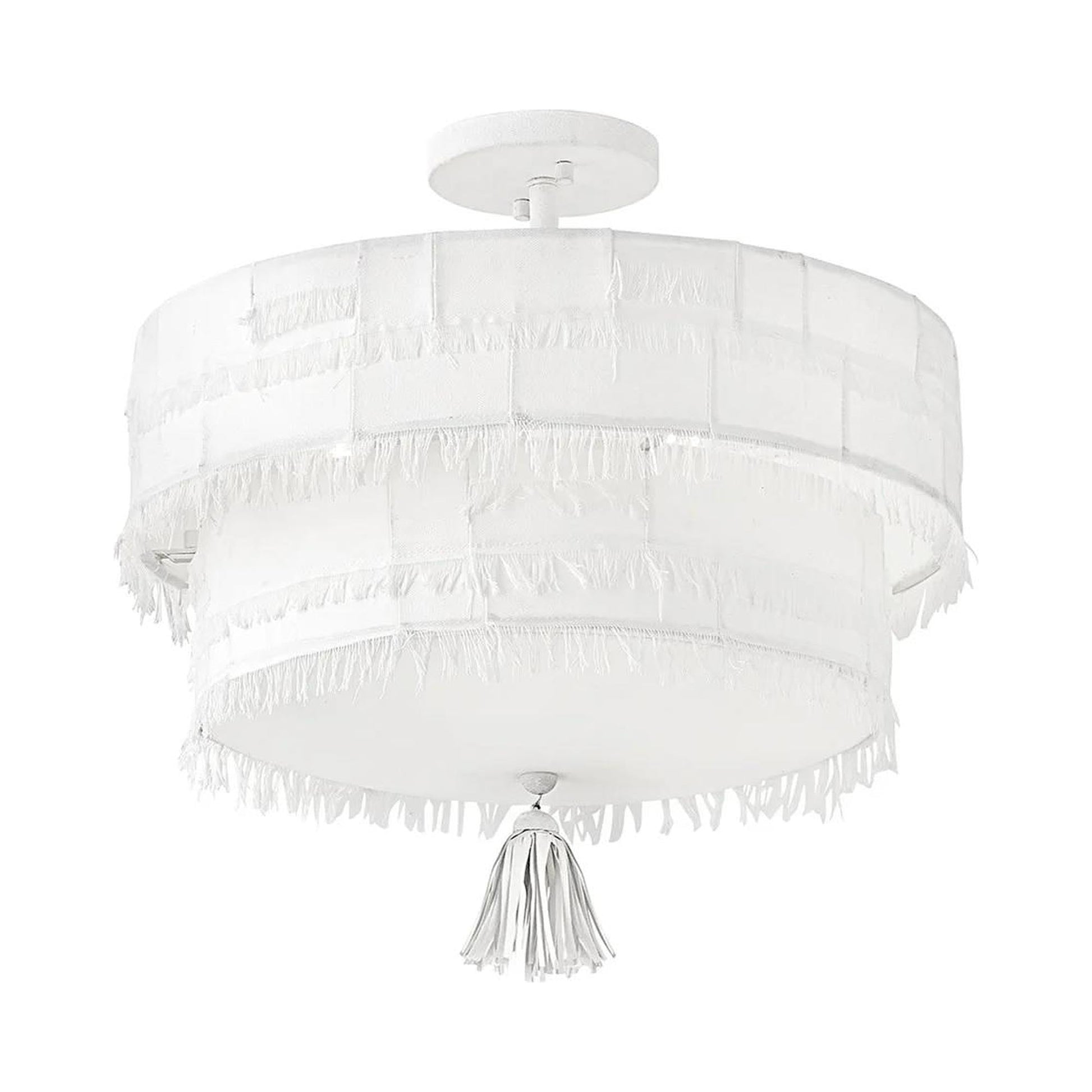 Baya Semi Flush Mount Ceiling Light in Detail.