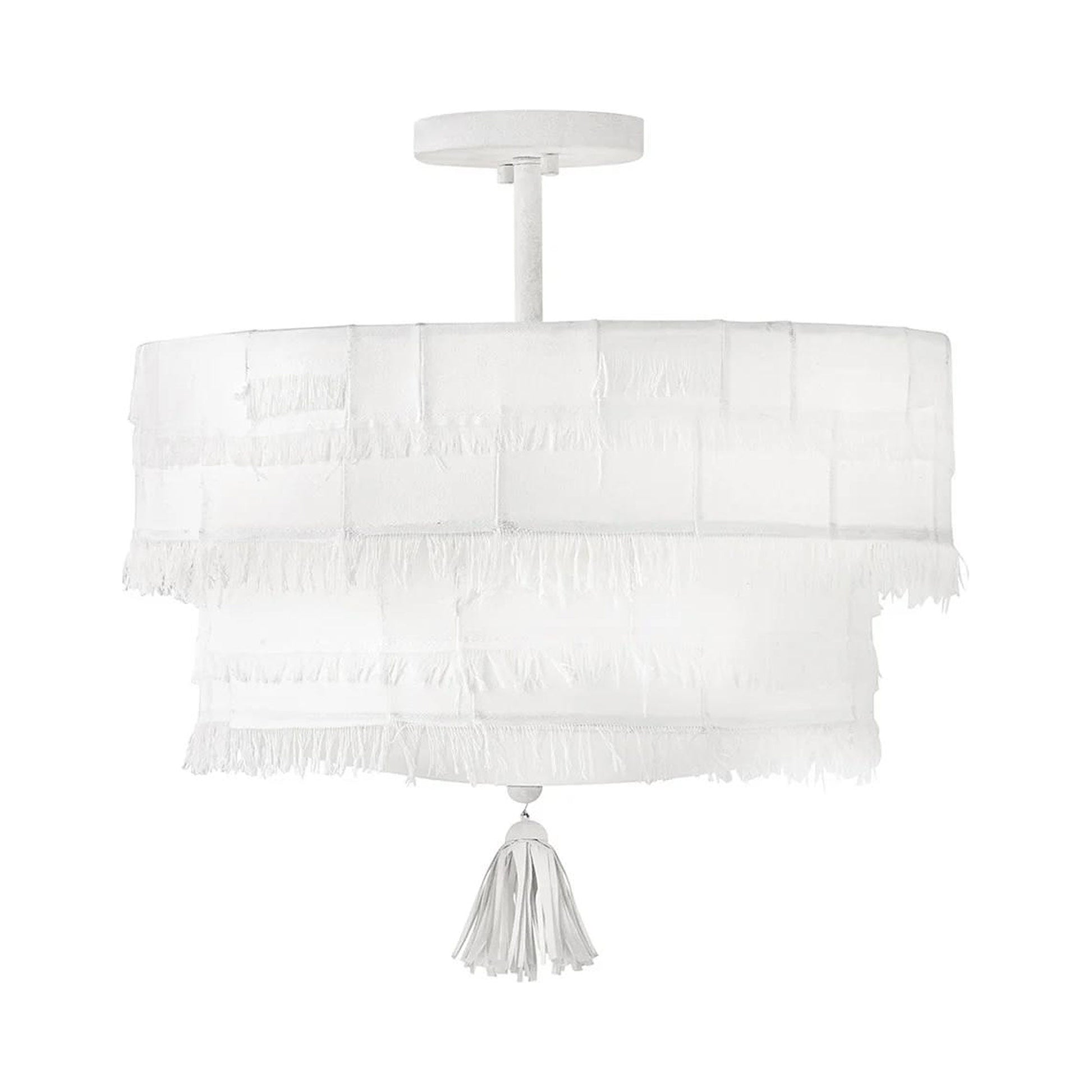 Baya Semi Flush Mount Ceiling Light in Detail.