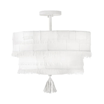 Baya Semi Flush Mount Ceiling Light in Detail.